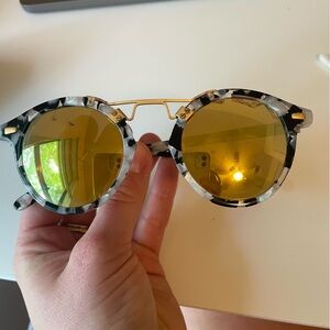 KREWE St. Louis II Interstellar Mirrored Sunglasses